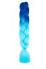 Nueva versión de trenza grande [doble color] Trenza africana sucia peluca trenza cola de caballo fibra química seda de alta temperatura color trenza grande