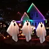 Nova Lâmpada de Chão Solar Halloween Fantasma Branco Festival do Fantasma Horror Atmosfera de Pátio Lâmpada Decorativa Lâmpada de Gramado