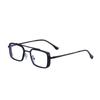 Gafas de sol cuadradas de nuevo estilo para hombre, Versátil estilo Steampunk, Metal Retro, Gafas de sol de alta gama con protección solar para hombre, Transfronterizo
