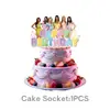 Amazon Katseye Grupo de Meninas Tema K-POP Festa de Aniversário Decorações Pratos de Papel Copos de Papel Balões Faixas Recortes