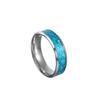 Europa e Estados Unidos nova moda Joker 8MM carboneto de tungstênio incrustado Aobao papel atmosfera masculino tungstênio ouro anel sênior atacado