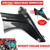 Adequado para Acessórios de Motocicleta Bmw Kawasaki Honda Ducati Yamaha Sistema de Resfriamento de Freio da Motocicleta Duto de Ar