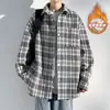 Chaqueta de cuadros estilo Chanel para hombre, primavera y otoño, de alta gama, elegante y genial, ropa de hombre, chaqueta estilo camisa de marca de moda oversize para pareja