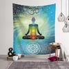 Nórdico ins Colgante Tela Arte Tapiz de Pared/Manta de Pared/Toalla de Playa Brújulas Indias Mandala