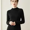 Suéter de Caxemira, um suéter premium de caxemira pura para mulheres, corte justo e quente, perfeito para outono e inverno, modelo novo, ideal como camada base