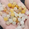 Jade Blanco de Hotan Xinjiang Seda Dorada Jade Tipo Antiguo Cuentas Jade Sueltas Roca de Cuarzo Jade Passepartout Accesorios para Joyería Cuentas Hechas a Mano