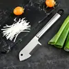 Faca Raladora de Cebola em Aço Inoxidável, Cortador de Cebola, Faca Raladora Multifuncional, Utensílios de Cozinha Atacado