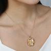 Accesorios de venta transfronteriza, colgante de mariposa vintage de diamantes, cadena de clavícula, collar sencillo que combina con todo para mujer