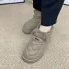 Botas de Nieve para Mujer Invierno 2026 Estilo Nuevo Más Terciopelo Engrosado Zapatos Grandes de Algodón del Noreste Impermeables Antideslizantes Cálidos Suela Gruesa Botines Cortos