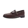 Zapatos planos retro Mary Jane para mujer 2026 nuevo otoño, zapatos de cuero pequeños de suela blanda, zapatos estilo hada para combinar con faldas, zapatos de corte bajo de una sola pieza