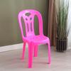 Moda adulto respaldo de plástico exterior puesto de comida grande tienda de té con leche taburete de respaldo silla de comedor para oficina hogar silla de respaldo hueco