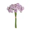 Flores Artificiais Transfronteiriças Buquê de Peônias com 27 Flores Camélia Rosa Amarradas com Ráfia Fabricante de Flores Artificiais Estilo Ins Artigos de Ano Novo