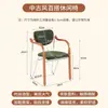 Silla de Comedor Bauhaus Wind Usada para el Hogar Sillón de Madera Maciza Respaldo Taburete Celebridad de Internet Sensación de Alta Gama Silla Retro para Mesa de Comedor