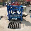 4-35 Máquina de fazer tijolos de cimento Almofada de cimento Matéria-prima cilíndrica Cimento Pó de pedra Areia Automático Ajustável Variedade de moldes