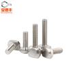 Perno en T de acero inoxidable 304, perno con ranura en T, tornillo de placa en T, perno GB37 M5M6M8M10M12