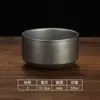 Tazón de Arroz Sopa Retro Acero Inoxidable 304 con Tapa Hogareño Doble Capa Anti-quemaduras Tazón de Cocina Restaurante Vajilla Coreana Tazón Pequeño