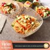 Fornecimento de fábrica Tigela Quadrada de Vidro com Diamantes tigela de vidro com malha quadrada tigela de salada tigela transparente para frutas tigela de frutas