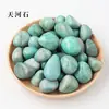 Piedras pulidas de cristal natural, piedras desmagnetizadoras de tamaño grande, piedras decorativas para acuario y macetas, piedras decorativas de cristal para plantas, en stock al por mayor