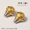 Conjunto de Conectores de Três Vias em Liga de Cobre Banhada a Ouro Eixos Universais Contas Acessórios DIY Artesanato para Pulseiras Coleção