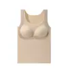 Venta Caliente Chaleco Térmico Satinado Cepillado con Esencia de Aloe Vera Almacenamiento de Calor Forro Polar Cálido con Almohadillas en el Pecho Capa Base Espalda Bonita para Mujer