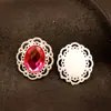 Estilo K de Accesorios para el Cabello Ovalados de Plata Accesorios de Aleación Tocados Zapatos Ropa Bolsas Materiales Accesorios para Joyería DIY Venta Directa de Fábrica