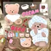 Adesivos Fofos Desenho Animado One Two BuBu de Alto Valor Adesivos à Prova d'Água Criativos para Diário DIY Decoração DIY Capa de Celular Cartão Traseiro