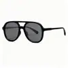 Gafas de Sol Retro Sapo Espejo Doble Rayo 2025 Nuevas Gafas de Sol Europeas y Americanas Gafas de Sol de Alta Gama Tendencia de Pasarela Fotografía Callejera