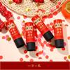 Qiaozhixi torção de mão pequena saudação tubo presente tubo arma na cerimônia de casa tubo de spray de fita portátil tubo de fogos de artifício decoração suprimentos