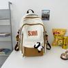 Mochila estudantil ins estilo retrô americano feminina grande capacidade estudante do ensino médio estudante do ensino fundamental mochila escolar mochila para computador masculino