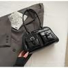 Bolso Boston Bagel para Mujer Bolso de Moda Multibolsillo Bolso de Hombro Estilo Extremo Casual Gran Capacidad Bolso de Noche para Motocicleta