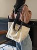 Bolso Transfronterizo Simple y Relajado de Gran Capacidad para Mujer 2025 Nuevo Bolso de Mano Estilo Perezoso Bolso Tote Versátil para Hombro