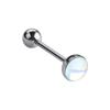 Filme Flash Gotejamento de Óleo Unha da Língua Gradiente Multicolorido F136 Liga de Titânio Joia para Piercing Corporal Masculino e Feminino Joia para Língua