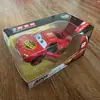 Coches Aleación Racing Lightning Mcqueen Sheriff's Board Tooth Patinete Modelo Adorno Niño Caja Regalo