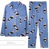 Pijamas de Mujer Primavera Otoño e Invierno Mujer Nuevo Manga Larga Caricatura Lindo Caricatura Dos Piezas Casual Ropa para el Hogar Venta al por Mayor