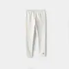 Leggings Bordados con Lazo para Niñas, Pantalones Largos Elásticos Ajustados, para Niños Medianos y Mayores, Ropa Infantil Estilo Primavera y Otoño