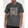 Camiseta Retro Mixtape 80s Cinta de Cassette en Blanco 1980s 90s Música