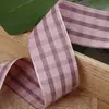 Cinta de Cuadros Bicolor Moño Hecho a Mano DIY Accesorios para el Cabello de Niños Ropa Zapatos Sombreros Caja de Regalo Flores Joyería Accesorios Cinta