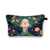Bolsa de Cosméticos Nova de Desenho Animado Transfronteiriça Bolsa de Armazenamento de Maquiagem para Batom Bolsa de Higiene Pessoal Simples Portátil para Mulheres