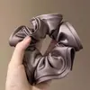 Scrunchie com vibe feminina, elástico de cabelo coreano fofo, acessório de cabelo estilo preguiçoso oversized, faixa de cabelo para coque