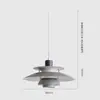 Luminária pendente restaurante design dinamarquês UFO, luminária pendente nórdica PH5, luz para balcão de bar, luz restaurante ocidental designer dinamarquês, transfronteiriço