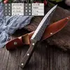 Cuchillo de deshuesar ala de pollo forjado al por mayor cuchillo de corte de cerdo forjado a mano cuchillo especial de deshuesar cuchillo de corte de carne cuchillo de venta de carne