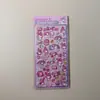 Nuevas Pegatinas de Cristal 3D de Sanrio Melody Kitty Perro Canela Funda para Teléfono Pegatinas DIY