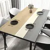 Mantel Individual de Mesa de Comedor de Cuero de Silicona Nórdico, Mantel de Mesa de Gama Alta, Resistente al Aceite, Impermeable, Resistente al Calor, Mantel de Mesa Resistente a Altas Temperaturas, Mantel para Mesa de Café