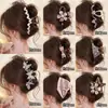 Pinza para el pelo coreana estilo Yiwu, pinza de tiburón floral de alta gama de lujo primavera-verano, nuevo accesorio para el pelo de garra dulce 2026