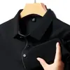 Nueva Camiseta de Verano 2026 para Hombres Jóvenes y de Mediana Edad, Cuello Camisero, Fresca y Transpirable, Camiseta Casual de Manga Corta a la Moda, Camisa Polo para Hombres