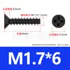 Tornillos Autoperforantes de Cabeza Avellanada Cruzada Negra Endurecida Kb Tornillos de Cabeza Plana Cruzada Ennegrecida Tornillos Autoperforantes de Cola Plana M3