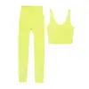 [En Stock] Pantalones de Nueve Puntos Ld Conjunto de Chaleco en Forma de U Sudadera con Capucha Deportiva de Cuello Alto Chaqueta Conjunto Deportivo de Yoga