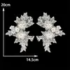 Blanco y negro I bordado de poliéster calado encaje soluble en agua para coser decoración DIY a juego accesorios para ropa accesorios para cuellos