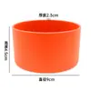 Copo de Água Capa Antiderrapante Capa Inferior de Borracha Copo de Vidro Isolamento Capa de Silicone Transfronteiriça 7,5cm9cm Capa de Copo de Silicone Universal