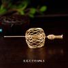 Coroa de Cabelo Masculina Hanfu Antiga Adereços para Filmes e Dramas Televisivos Acessórios de Cabelo Coroa de General Retro para Artes Marciais Dourado Prata Antigo